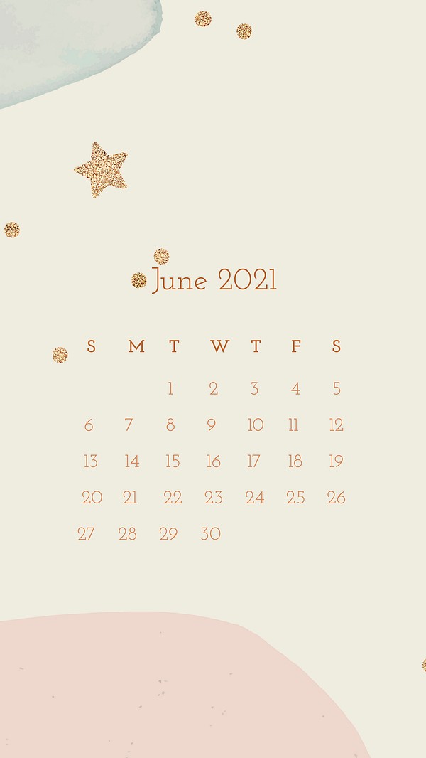 Calendar 2021 June editable template | Premium Vector - rawpixel