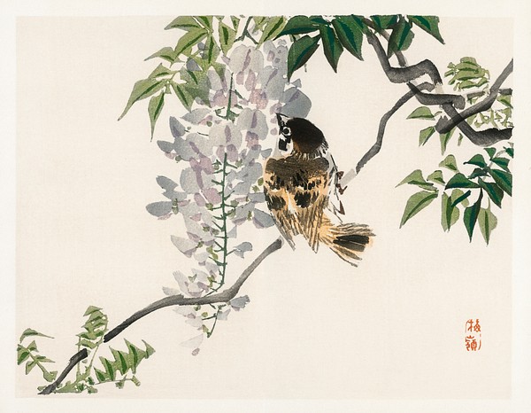 Sparrow Branch Kōno Bairei (1844-1895). 