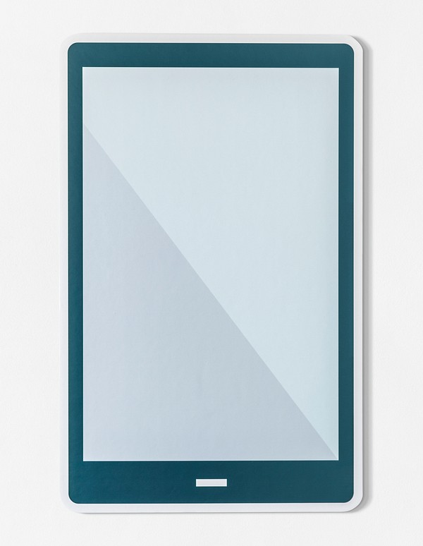 Blank Isolated Digital Tablet Icon 