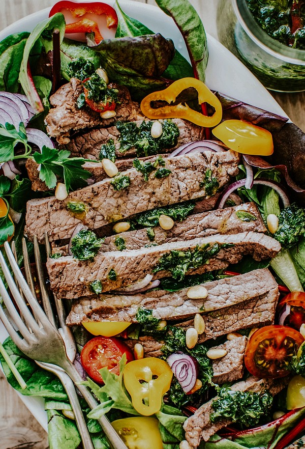 Homemade grilled beef salad green | Premium Photo - rawpixel