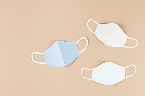 Paper craft surgical masks beige | Free Photo - rawpixel