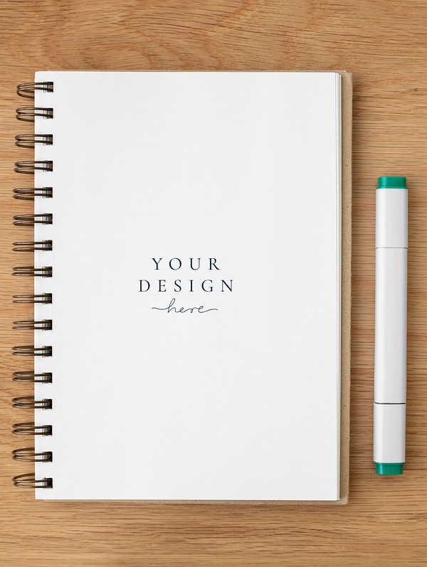 Blank plain white notebook page | Premium PSD Mockup - rawpixel