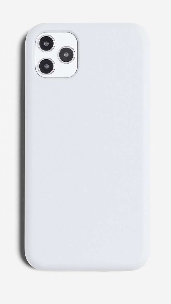 White mobile phone case mockup Premium PSD Mockup rawpixel