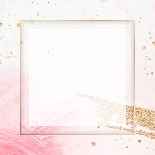 Blank rectangle pink frame template | Premium Vector - rawpixel