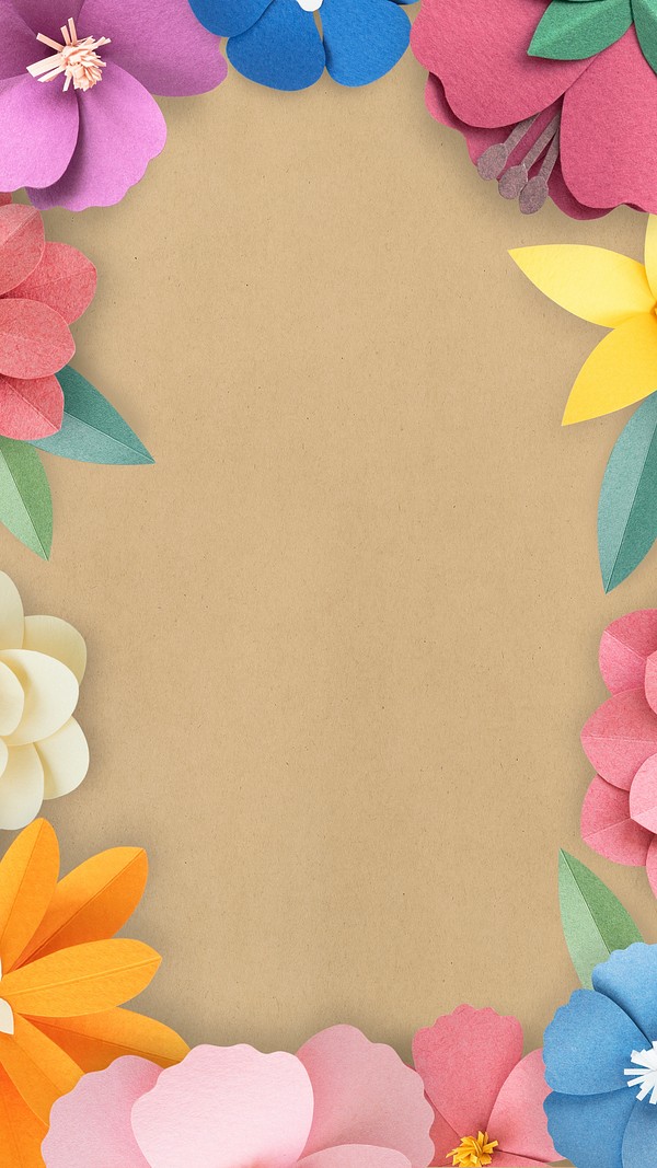 Colorful and tropical floral frame | Premium PSD - rawpixel