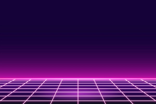 Pink grid neon patterned background | Premium Vector - rawpixel