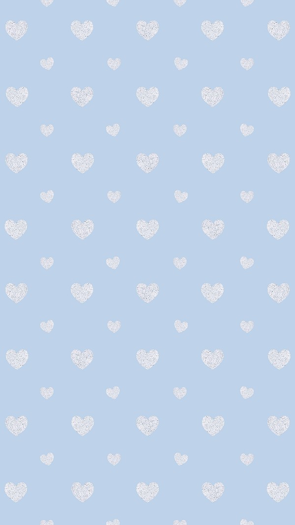 Seamless glittery silver hearts patterned | Free Photo - rawpixel