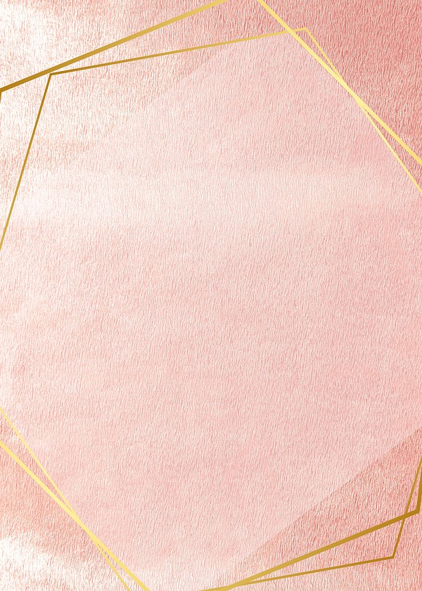 Golden frame on a pink | Photo - rawpixel