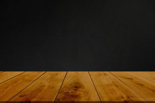 Wooden floor black wall product | Premium PSD Mockup - rawpixel