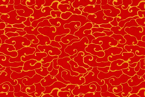 Psd gold Chinese cloud pattern | Premium PSD - rawpixel