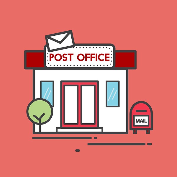 Illustration of a post office | Premium Vector - rawpixel