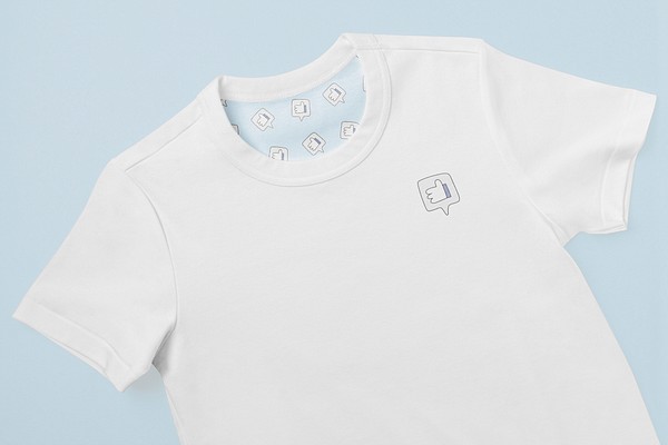 Kids t-shirt mockup, thumbs up logo | Premium PSD Mockup - rawpixel