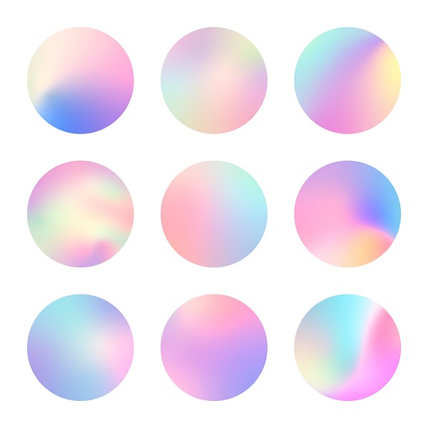 Colorful holographic gradient background design | Premium Vector - rawpixel