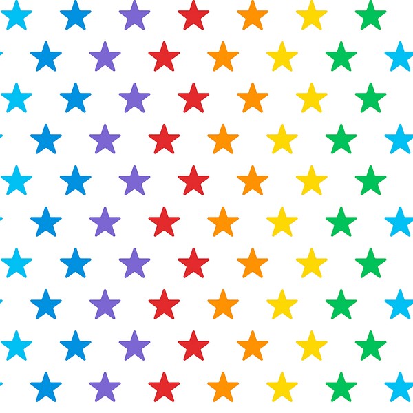 Seamless colorful star pattern vector | Premium Vector - rawpixel