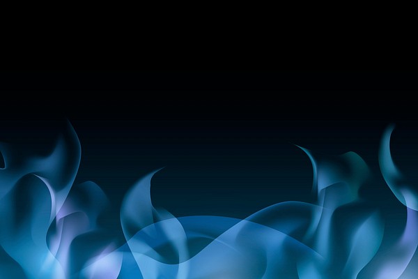 Blue blazing flame on a black | Premium Vector - rawpixel