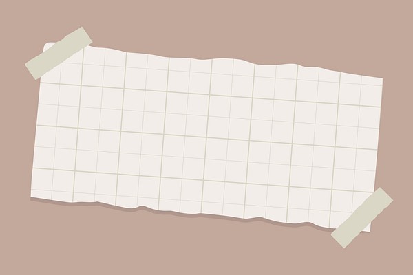 Beige grid notepaper template vector | Premium Vector - rawpixel