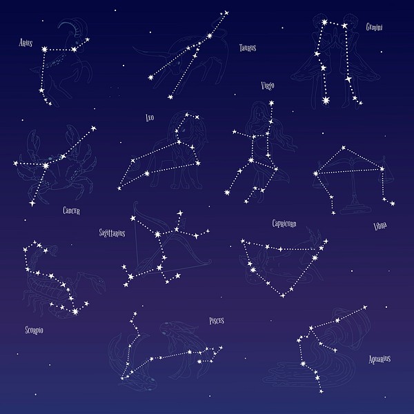 Astrological star signs vector set | Premium Vector - rawpixel