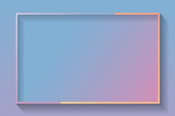Blank rectangle colorful abstract frame | Premium Vector - rawpixel