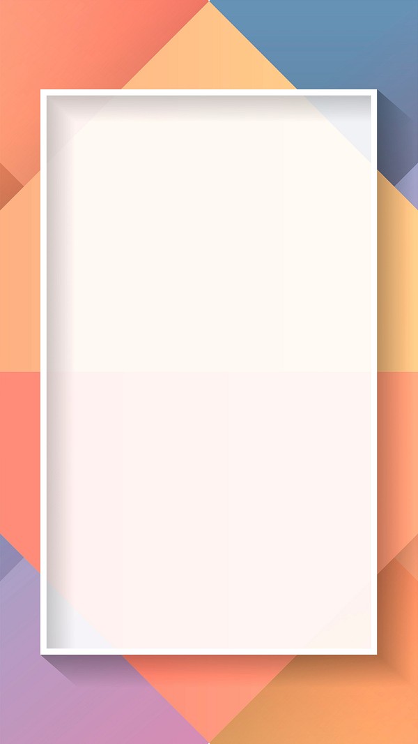 Blank rectangle colorful abstract frame | Premium Vector - rawpixel