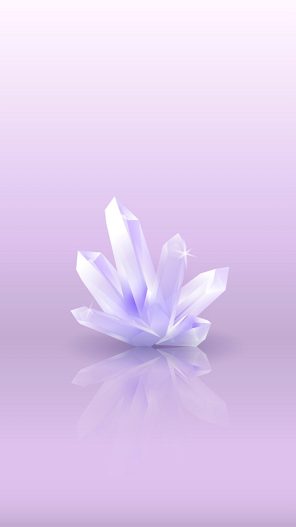 Crystal reflection glossy surface mobile | Premium Vector - rawpixel