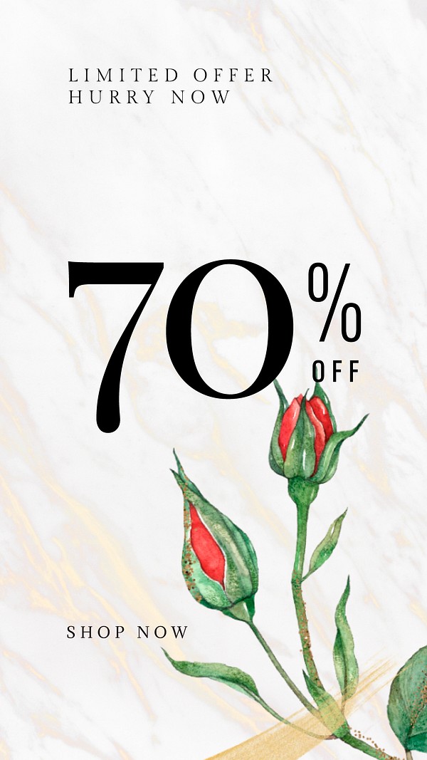 Red rose editable template vector | Premium Vector Template - rawpixel