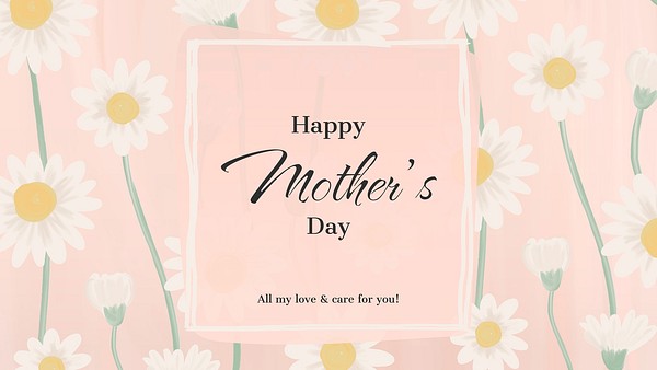 Pink greeting template, mother's day | Premium Vector Template - rawpixel