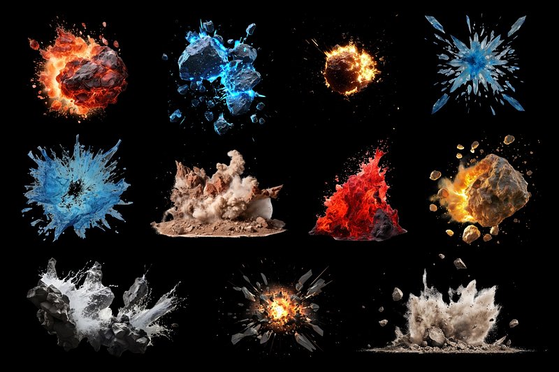 Exploding ice effect png, transparent | Premium PNG - rawpixel