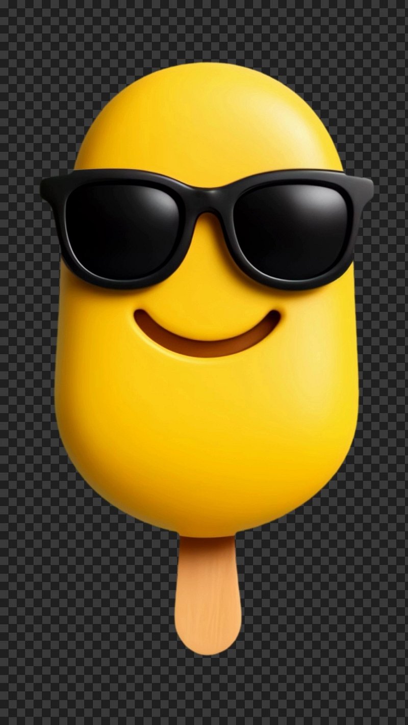 Smiling popsicle wearing sunglasses animation | Free Transparent Video -  rawpixel, image size:800x1422