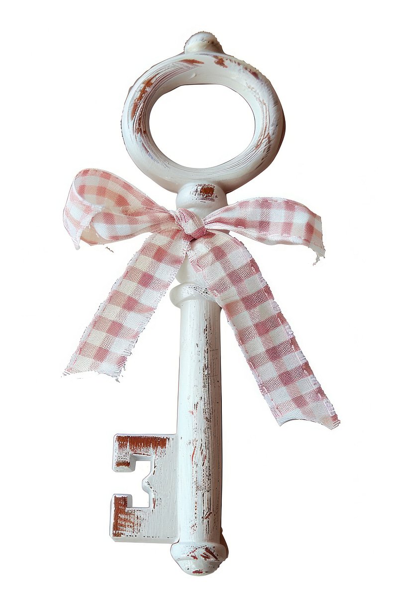 Vintage ornate key with ribbon | Premium Photo - rawpixel
