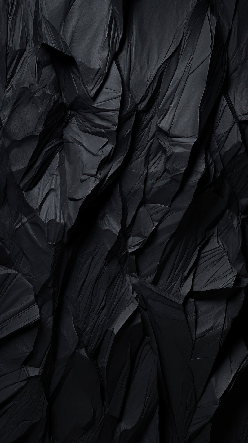 Rough Black Art Paper Texture Art Print by Textures