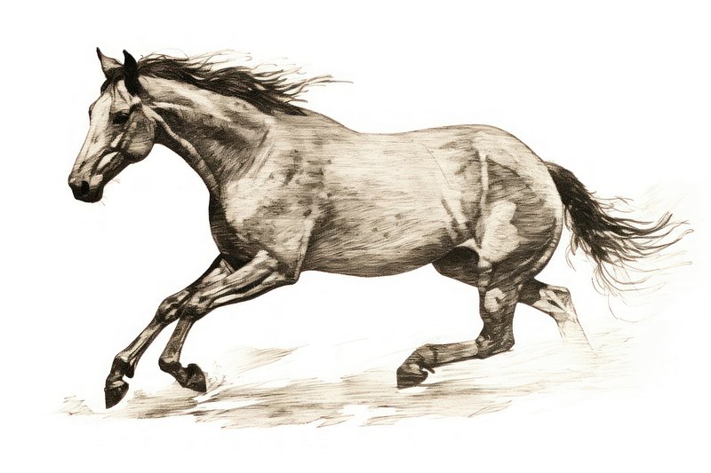 Running Horse · Creative Fabrica