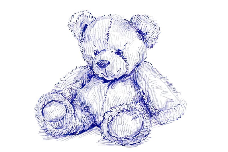 Cute Teddy Bear Realistic Drawing Isolated Stock Illustrations – 266 Cute Teddy  Bear Realistic Drawing Isolated Stock Illustrations, Vectors & Clipart -  Dreamstime