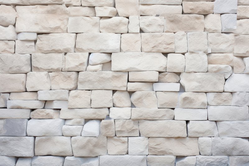 White brick wall texture. Seamless background - Stock Image - Everypixel