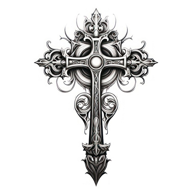 Holy Spirit Dove Tattoo - Holy Spirit Cross Tattoo Clipart (#2720749) -  PikPng