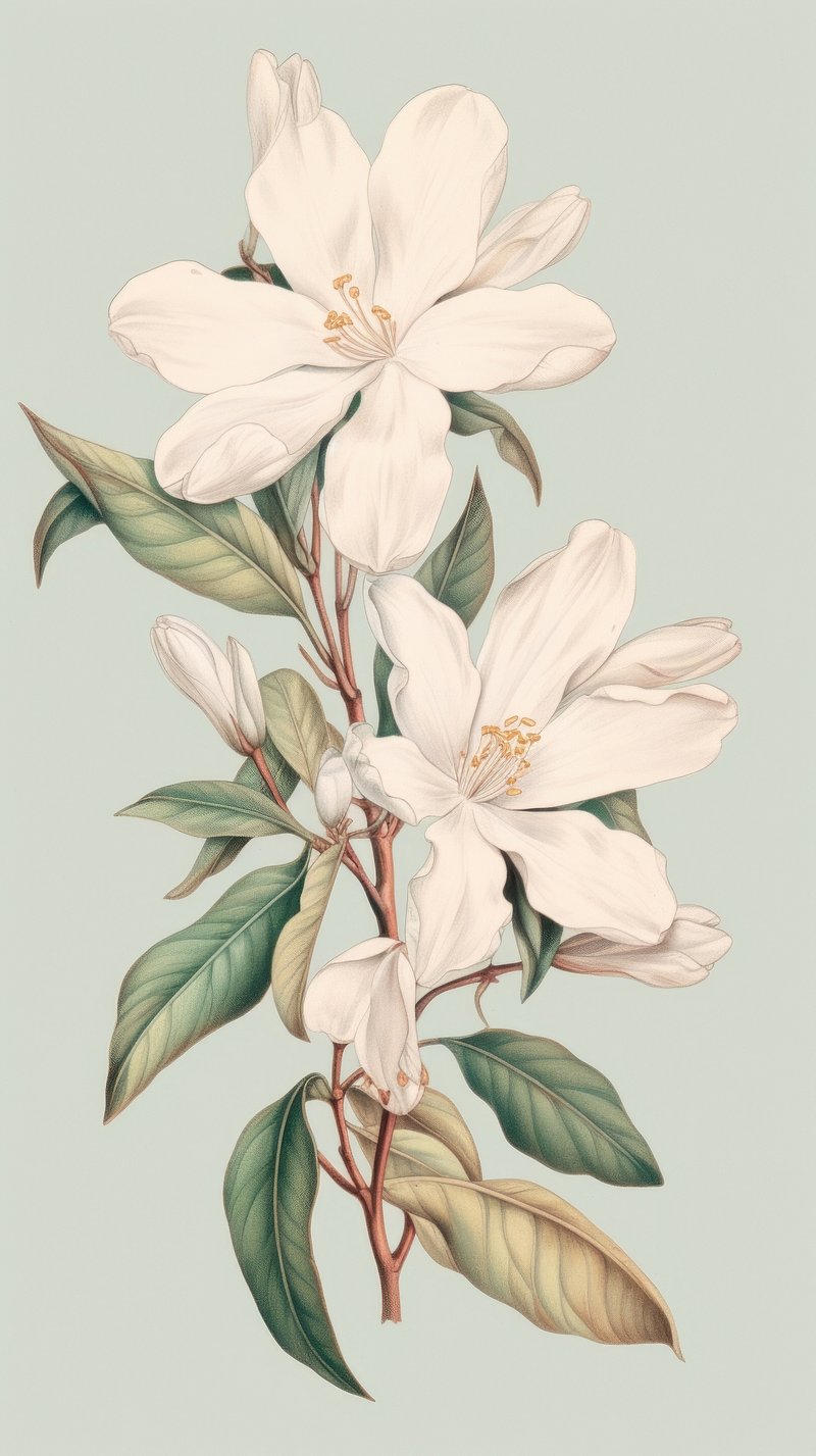 Jasmine flower by Sarorita on DeviantArt