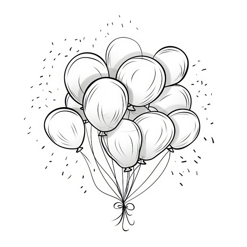 Birthday Balloon, Drawing, Globos De Colores, Birthday transparent  background PNG clipart | HiClipart
