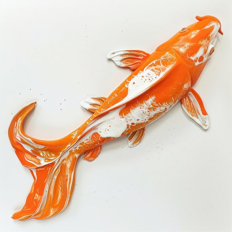 Koi Fish Top View Images  Free Photos, PNG Stickers, Wallpapers
