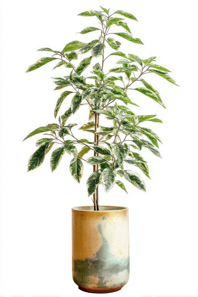 Real tall houseplant ceramic pot ceramic pot.