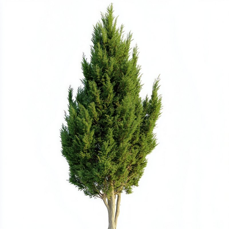 Real cypress tree green photography silhouette.