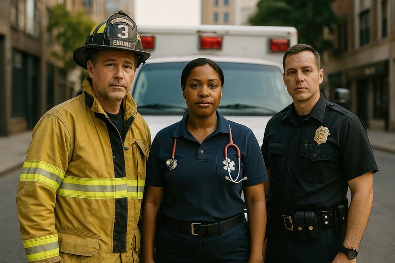 Emergency responders team unity