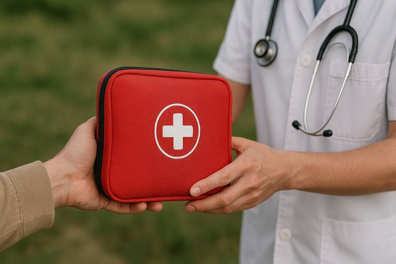 Emergency medical kit exchange