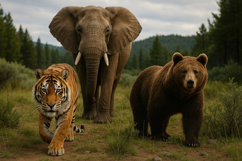 Majestic wildlife in natural habitat.