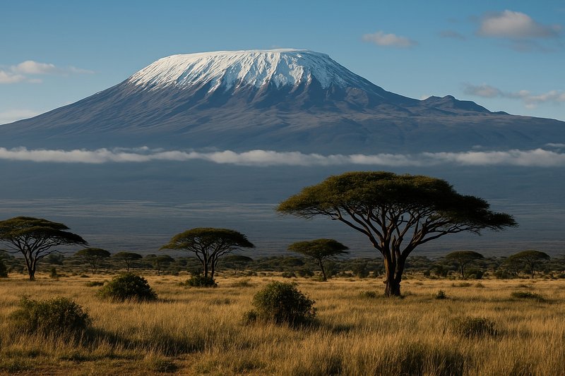 Majestic African mountain landscape.