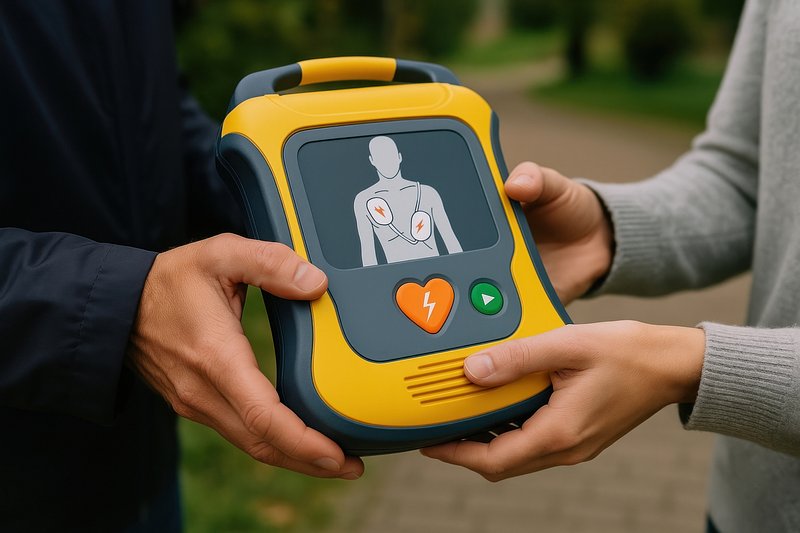 Emergency lifesaving portable device
