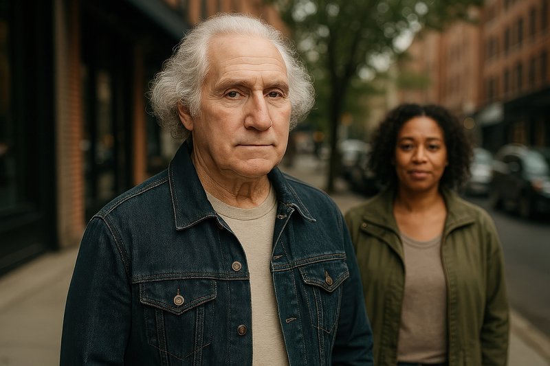 Diverse urban street portrait.