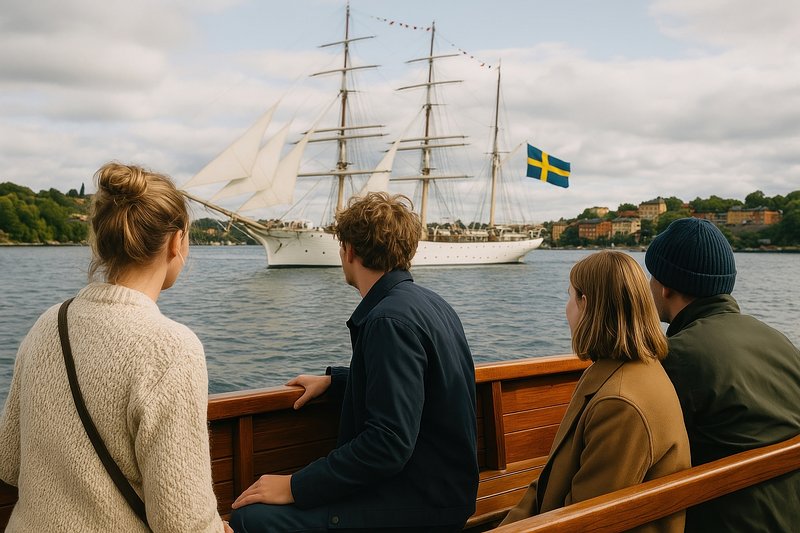 Scenic Swedish sailing adventure.
