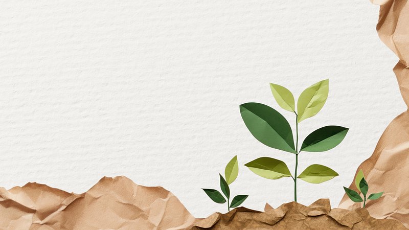 Nature-inspired paper art design