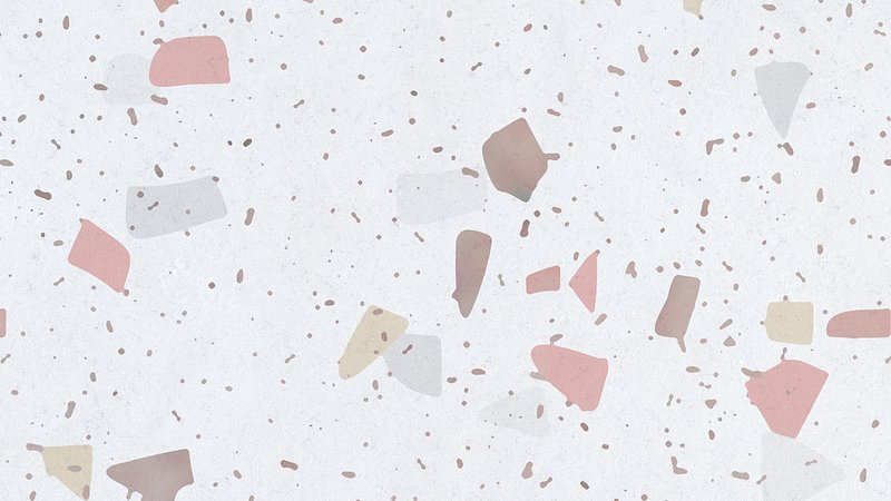 Modern terrazzo pattern desktop wallpaper