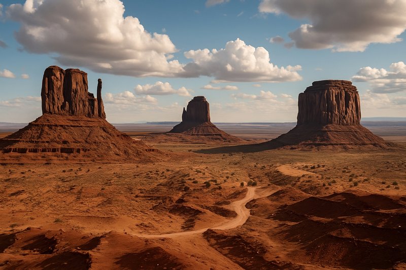 Iconic desert rock formations