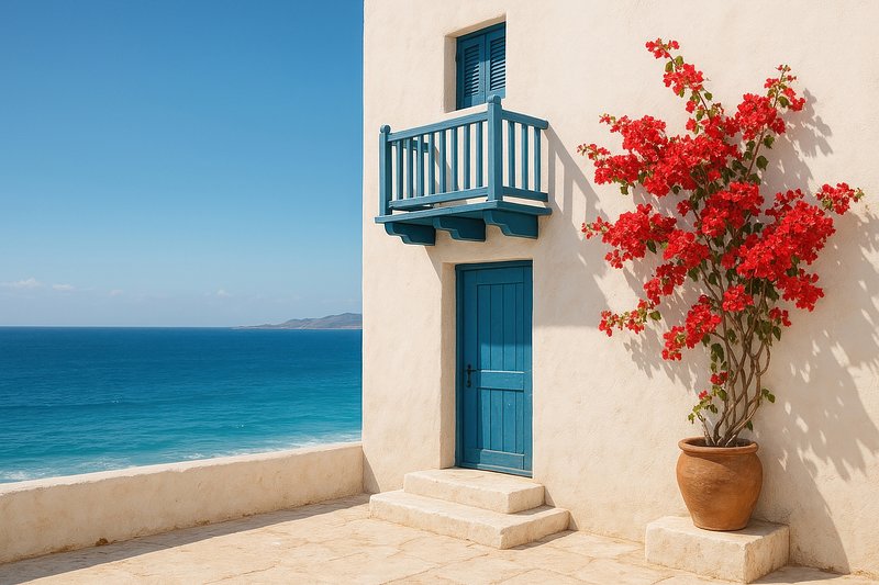 Mediterranean coastal villa serenity